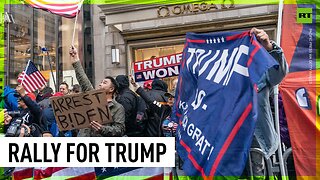 Trump arrest | Supporters rally outside courthouse