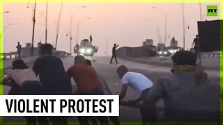 Shots fired as Iraqi protesters clash with security forces