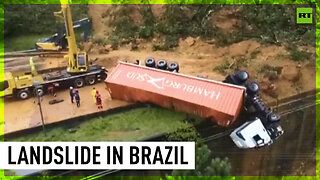 Two killed, dozens missing after landslide in Brazil