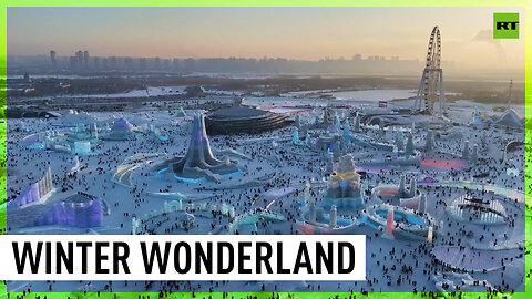 Ice and Snow World 25th annual festival kicks off in Harbin