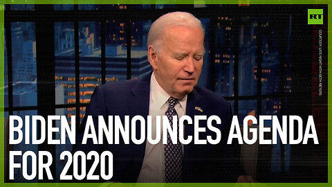 Biden announces agenda for 2020…