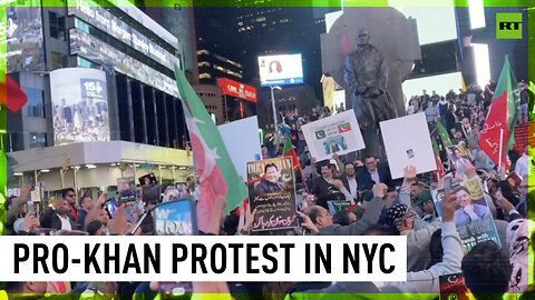 Hundreds in New York protest against arrest of ex-Pakistan PM Imran Khan