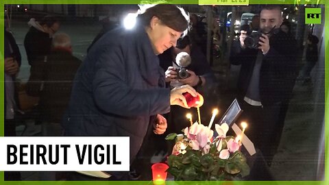 Beirut residents hold vigil for victims of Crocus City Hall shooting