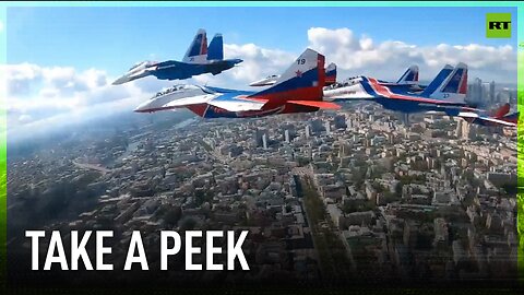 Victory Day Parade | POV: You're Russian fighter jet pilot