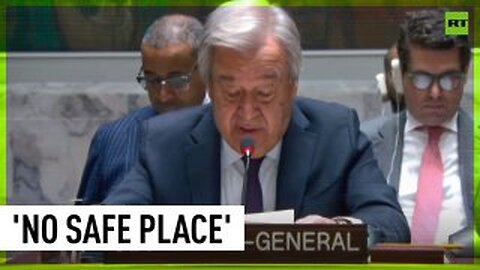 'People of Gaza are being told to move like human pinballs' - Antonio Guterres