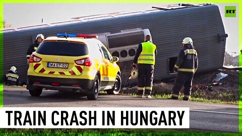 Search-and-rescue op underway after train crash in Hungary