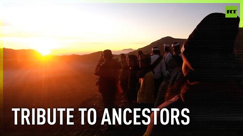 Tenggerese tribe celebrates Yadnya Kasada at Mount Bromo volcano