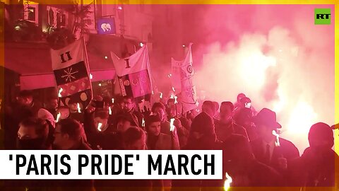 Paris sees anti-immigration 'Paris Pride' torchlit procession