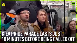 Kiev pride parade lasts just 10 minutes before being called off