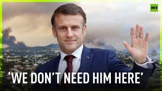 Locals lash out at Macron amid his visit to riot-stricken New Caledonia