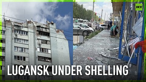 Ukraine shells residential area in Lugansk