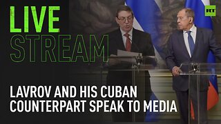 Lavrov and his Cuban counterpart speak to media