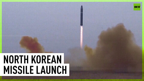 North Korean TV broadcasts missile launch video
