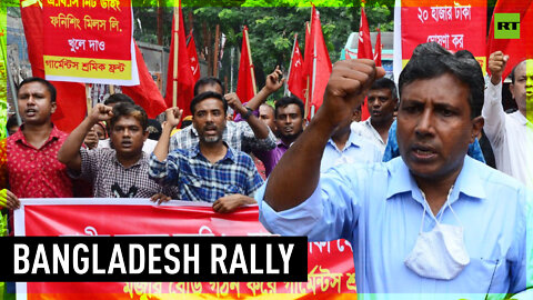 Workers rally in Bangladesh to demand higher minimum wages