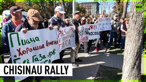 Chisinau rallies against high prices and inflation