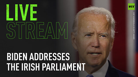 US President Joe Biden addresses the Irish Parliament