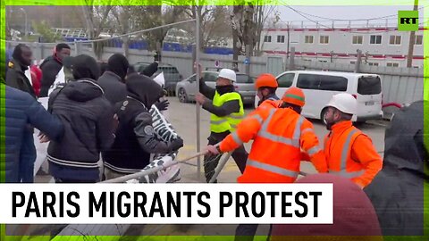 Migrants break into Paris Olympics 2024 venue to protest French immigration bill
