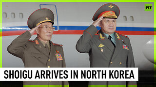 Russian Defence Minister Shoigu arrives in North Korea