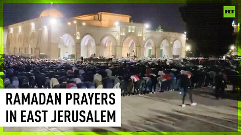 Worshippers fill Al-Aqsa Mosque on third Friday of Ramadan