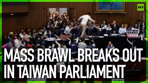 ICYMI: Mass brawl breaks out in Taiwan parliament