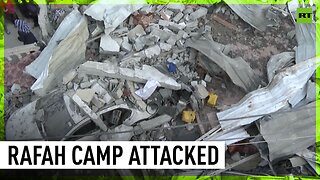 Rafah refugee camp attacked in Southern Gaza