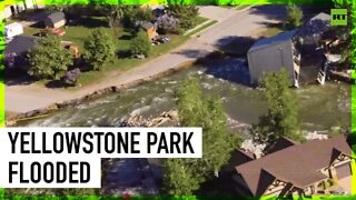 Flooding ravages Yellowstone National Park