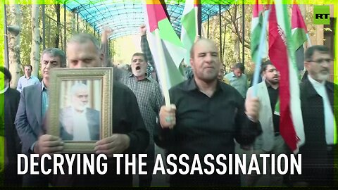 Demonstrators decry killing of Hamas leader Haniyeh in Tehran