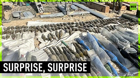 Huge weapons cache found in Gaza - IDF
