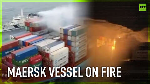 Indian Coast Guard battles fire on container ship