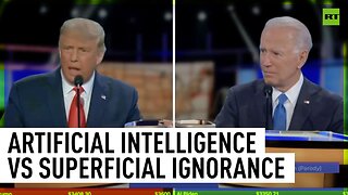 Foul-mouthed AI Trump and Biden debate for eternity