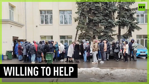Thousands donate blood in Moscow following Crocus City Hall attack