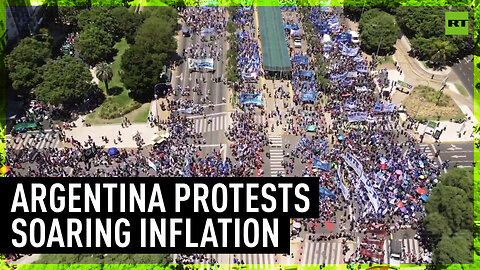 Thousands hit streets of Buenos Aires in protest over skyrocketing inflation