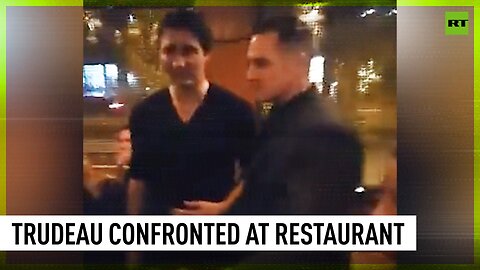 ‘You have blood on your hands’ | Protesters confront Justin Trudeau at restaurant