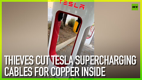 Thieves cut Tesla supercharging cables for copper inside