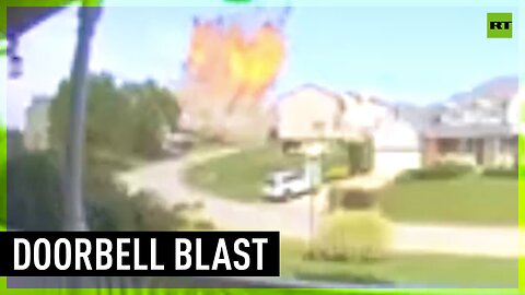 Devastating house explosion caught by Ring doorbell