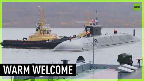 Russian nuclear submarine arrives at base in Kamchatka