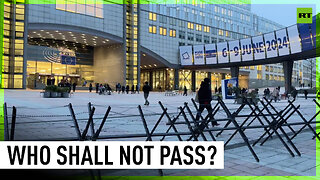 Barriers erected outside European Parliament amid farmer protests