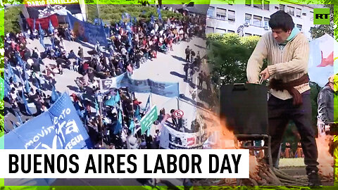 Argentina marks Labor Day, activists hand out free food | Labor Day Worldwide