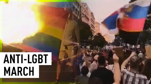 'Hands off our children!' | Thousands of Serbs march against 'EuroPride'