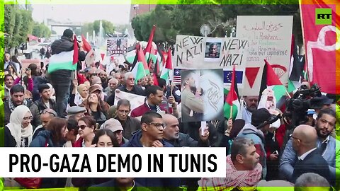 Pro-Gaza demonstration held in Tunis