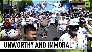 Anti-Milei rally marches through Buenos Aires