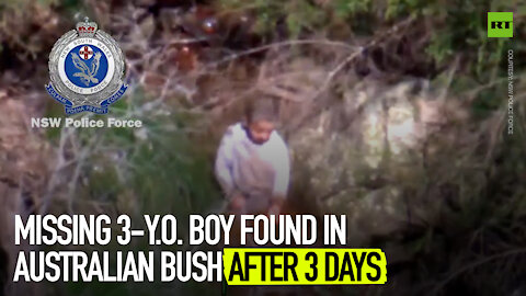 Missing 3yo boy found in Australian bush after 3 days