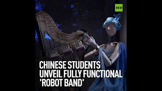 Chinese students unveil fully functional 'Robot Band'