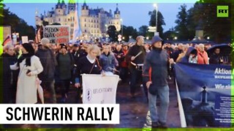 Thousands protest Russia sanctions in Germany's Schwerin