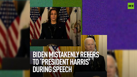 Freudian slip | Biden mistakenly refers to ‘President Harris' during speech