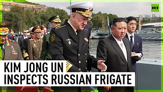 Kim Jong Un inspects Russian Pacific Fleet frigate