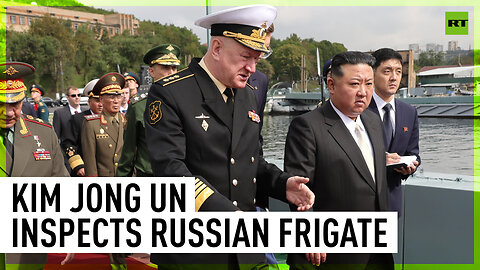 Kim Jong Un inspects Russian Pacific Fleet frigate