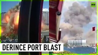 Explosion rocks port in Derince, Türkiye