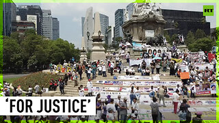 Parents of missing persons march during Mother’s Day in Mexico