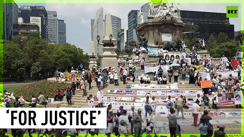 Parents of missing persons march during Mother’s Day in Mexico